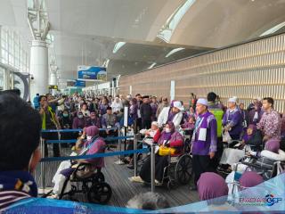 Polda Sumut Kawal Ketat Pemberangkatan Kembali 442 Jemaah Haji dari Bandara Kualanamu Pasca Ancaman Bom